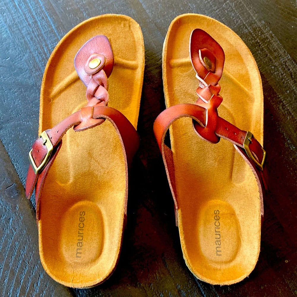 Maurice’s Lauren Braided Strap Sandals